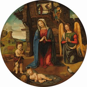 幼児聖ヨハネとの降誕、c。 14951505。