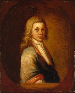 少年の肖像、c.1711-1716 作： Pierpont Limner
