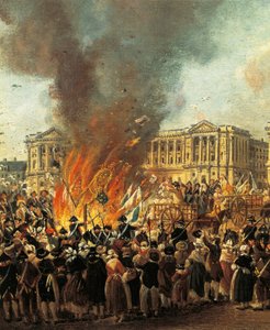 ピエール・アントワーヌ・ドゥマシー（1723-1807）作「団結の祭典」、細部 作： Pierre Antoine Demachy