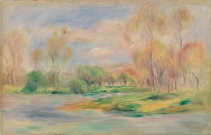 風景 作： Pierre-Auguste Renoir
