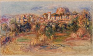 風景、ラ・ゴード (風景、ラ・ゴード) 作： Pierre-Auguste Renoir