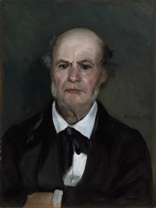 芸術家の父、レオナール・ルノワール 作： Pierre-Auguste Renoir
