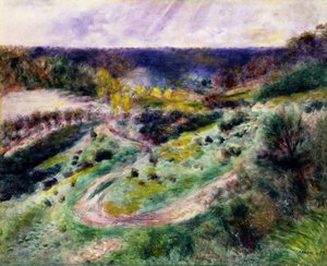 ウォーゲモントの道 作： Pierre-Auguste Renoir