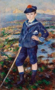 セーラーボーイ（ロバート・ヌネスの肖像） 作： Pierre-Auguste Renoir