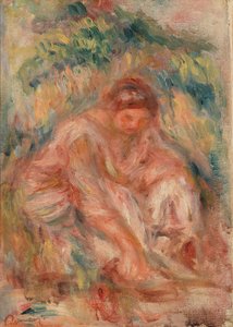 女性のスケッチ 作： Pierre-Auguste Renoir