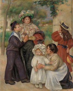 アーティストの家族 作： Pierre-Auguste Renoir