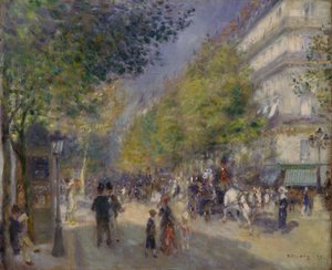 ザグランドブールバーズ 作： Pierre-Auguste Renoir