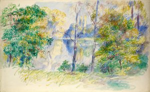 公園の眺め 作： Pierre-Auguste Renoir