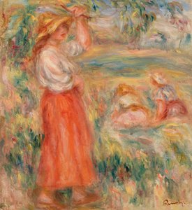 ウーマン イン ザ フィールズ (Femmes aux champs) 作： Pierre-Auguste Renoir