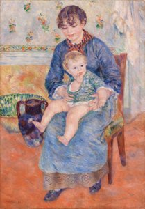 若い母親 作： Pierre-Auguste Renoir