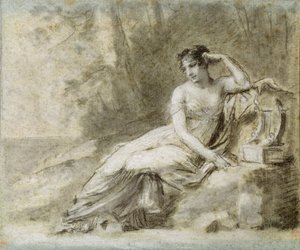ジョゼフィーヌ皇后の肖像画のための研究 作： Pierre Paul Prudhon