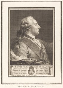 フランス国王ルイ16世 作： Pierre Adrien Le Beau after Benedict Alphonse Nicolet