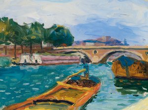 パリ、セーヌ川に架かる橋、1898～1904年頃。 作： Albert Marquet