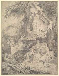 愛の泉、1738年。 作： Pierre Alexandre Aveline