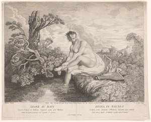 ヘット・バッド・ヴァン・ダイアナ Diane au bain / Diana in balneo (オブジェクトのタイトル) 作： Pierre Alexandre Aveline