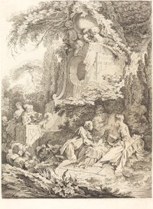 愛の泉、1738年。 作： Pierre Alexandre Aveline