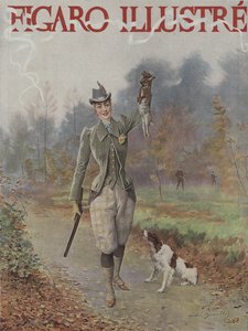 ルフィガロイラストの表紙、1891年11月 作： Pierre Andre after Brouillet