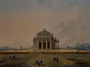 フィギュアを使った幻想的な建築研究 作： Pierre Antoine Demachy