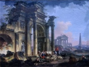 フランス語  凱旋門 作： ピエール・アントワーヌ・ドマシー