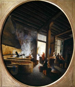 The Laundry（油彩・パネル） 作： Pierre Antoine Demachy