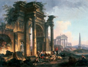 LArc de Triomphe、c1740-1807 作： Pierre Antoine de Machy