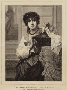 スペインのフルーツガール 作： Pierre Auguste Cot