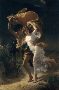 嵐、1880。 作： Pierre Auguste Cot