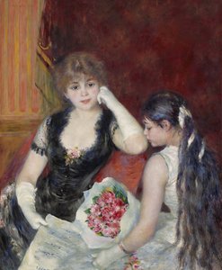 劇場の箱 作： Pierre Auguste Renoir