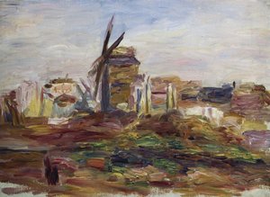 風車 作： Pierre Auguste Renoir