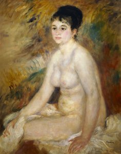 お風呂の後 作： Pierre Auguste Renoir
