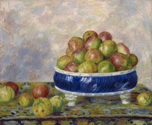 皿のりんご、1883 作： Pierre Auguste Renoir