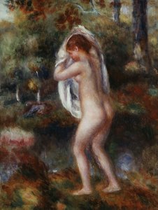 バザー脱衣、1897 作： Pierre Auguste Renoir