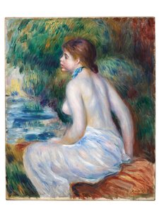 座っている水夫、1890 作： Pierre Auguste Renoir