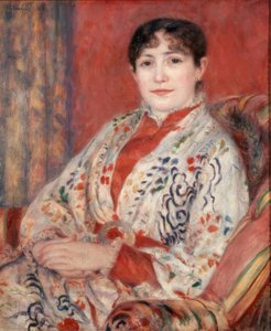 レダム夫人の肖像 作： Pierre Auguste Renoir