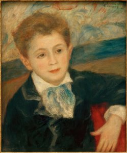 ムレルの息子、ポール・ムニエの肖像 作： Pierre Auguste Renoir