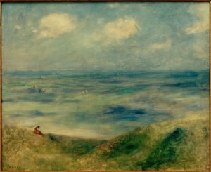海の眺め 作： Pierre Auguste Renoir