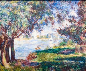 ブージヴァル、c。 1888年（キャンバスに油彩） 作： Pierre Auguste Renoir