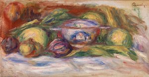 ボウル、イチジク、リンゴ 作： Pierre Auguste Renoir