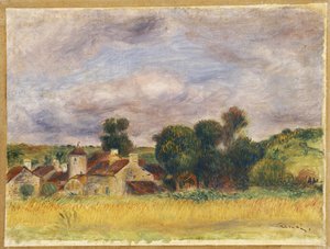 ブルターニュの田舎、1892年 作： Pierre Auguste Renoir
