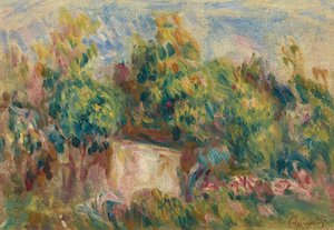 コレットの近くの小屋 作： Pierre Auguste Renoir