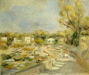 カーニュの田舎 作： Pierre Auguste Renoir