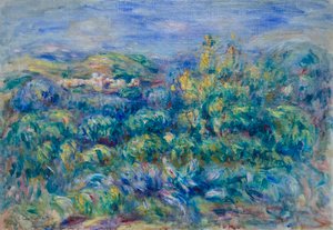 Paisagem de Cagnes 作： Pierre Auguste Renoir