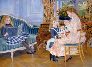 ワージモントでの子供の午後、1884 作： Pierre Auguste Renoir