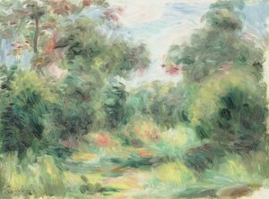 Clairiere、c.1900（キャンバスに油彩） 作： Pierre Auguste Renoir