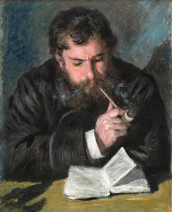 クロード・モネ、1872年。 作： Pierre Auguste Renoir