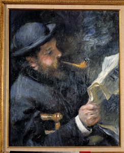 クロード・モネの読書 作： Pierre Auguste Renoir