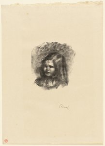 クロード・ルノワール「左を向いた」 作： Pierre Auguste Renoir