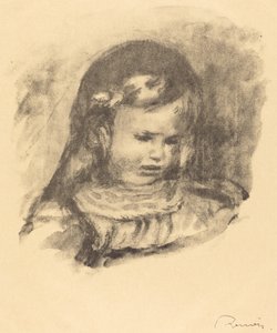 頭を下げたクロード・ルノワール 頭を下げたクロード・ルノワール、1904年。 作： Pierre Auguste Renoir