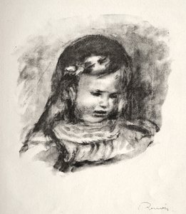 クロードルノワール、頭を下げた、1904年。 作： Pierre Auguste Renoir