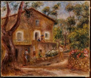 コレットの家、カーニュ、1912年 作： Pierre Auguste Renoir